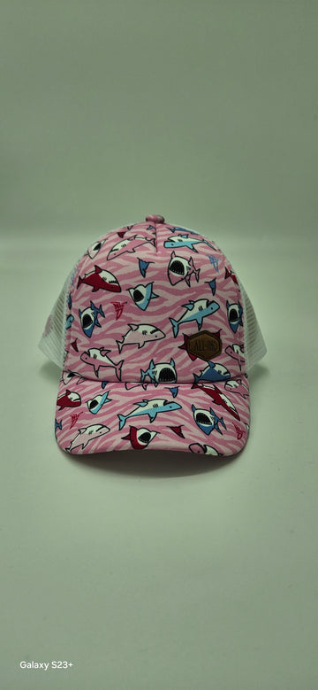 Mini Caps (Junior & Baby) - Sharky Pink