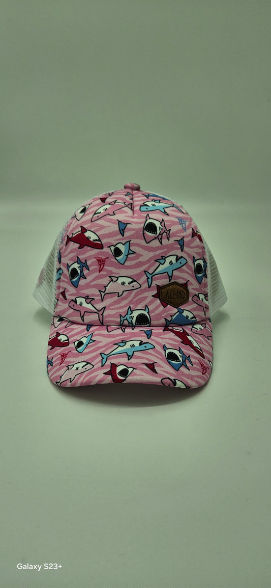 Mini Caps (Junior & Baby) - Sharky Pink