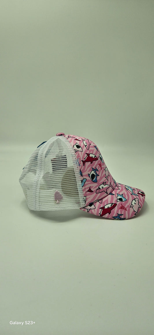 Mini Caps (Junior & Baby) - Sharky Pink