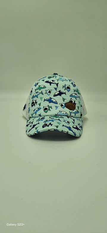 Mini Caps (Junior & Baby) - Sharky Blue