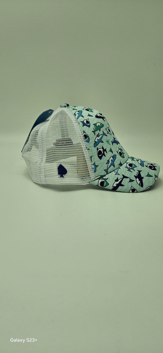 Mini Caps (Junior & Baby) - Sharky Blue