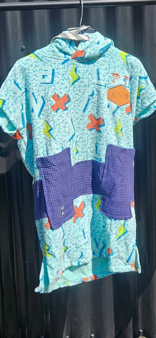 Poncho enfant 6 à 9 ans - thunder navy