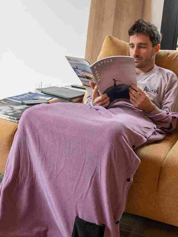 Manta polar - Violeta