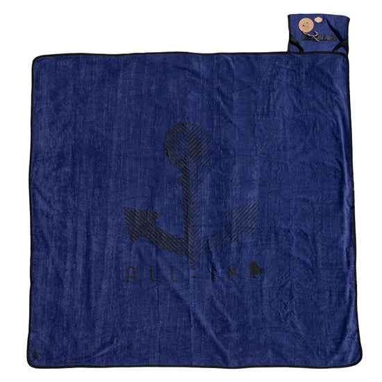 Colchoneta de playa - Ancla azul marino Talla única