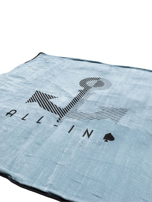 Beach Mat - Blue Green Anchor One Size