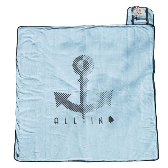 Colchoneta de playa - Azul Verde Ancla Talla única