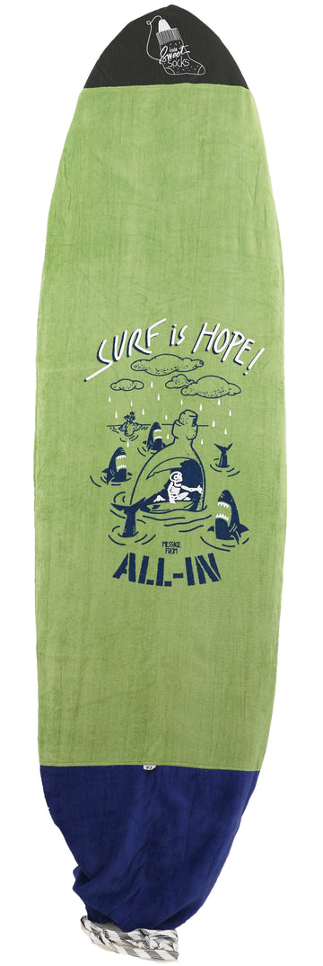 Chaussette de surf 6’0 à 7'3 - Hope KAKI