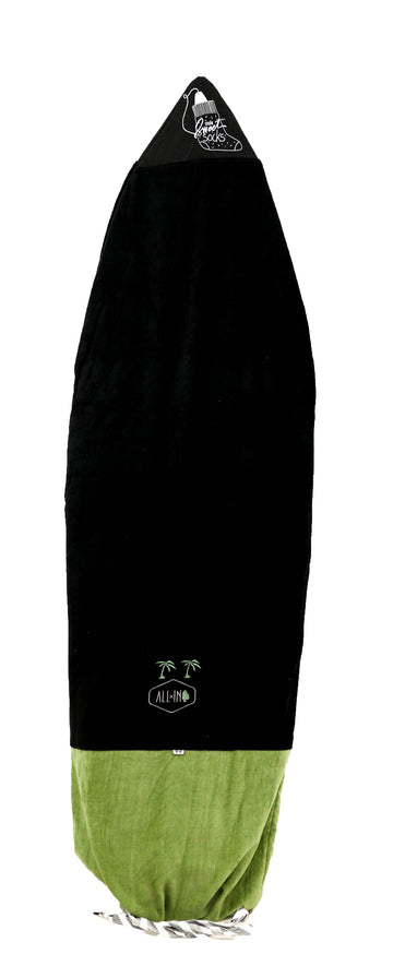 Chaussette de surf 6’0 à 9'0 - BLACK KAKI