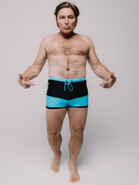 Bañador - Negro / Turquesa