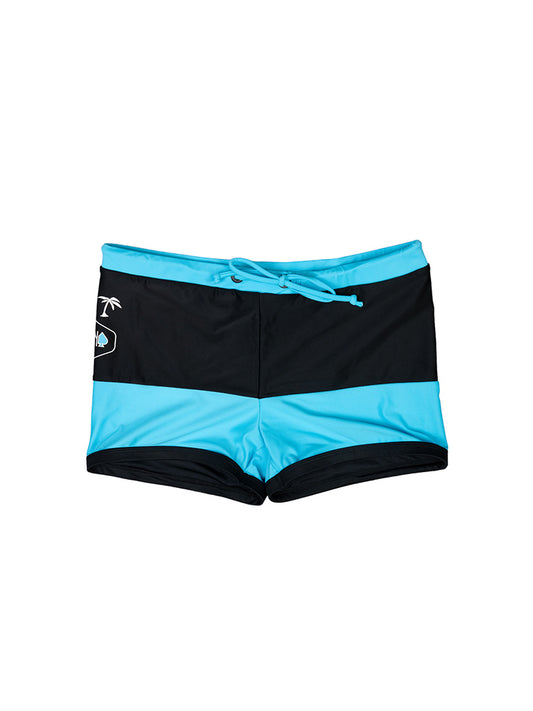 Junior zwembroek - Zwart / Turquoise