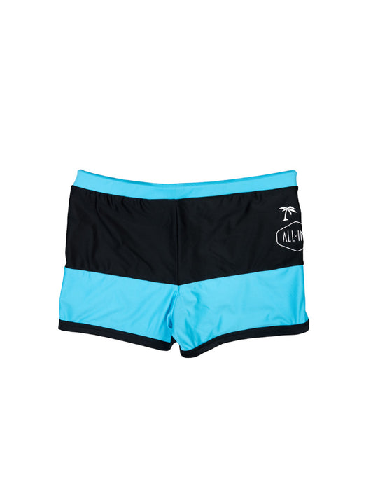 Bañador niño - Negro / Turquesa