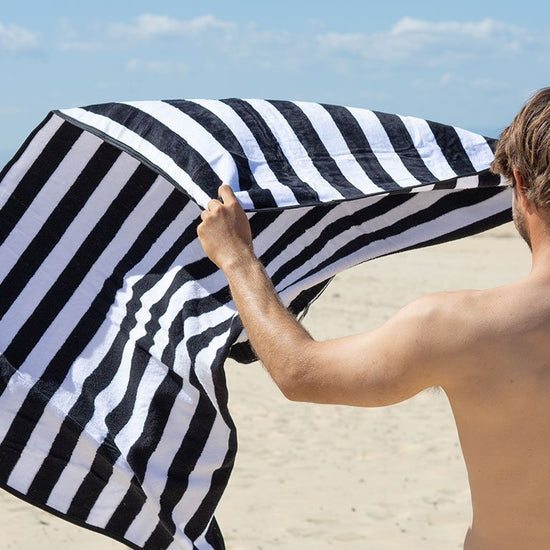 Catch Towel - Good Vibes Black One Size