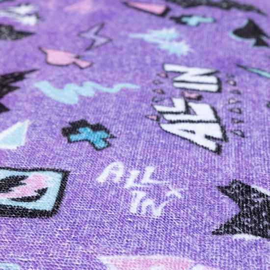 Catch Towel - Pop 80s Violet One Size