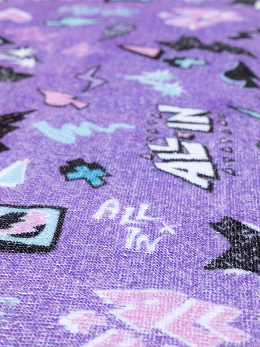 Catch Towel - Pop 80s Violet One Size