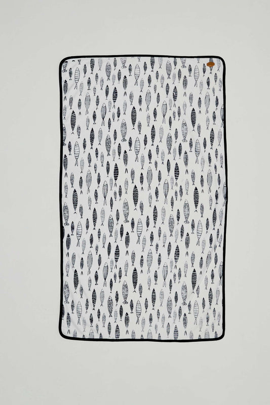 Towelling beach towel - Sardinas