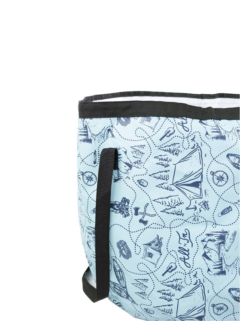 Kit de limpieza : Cubo + Cepillo Arena - Camp 50L