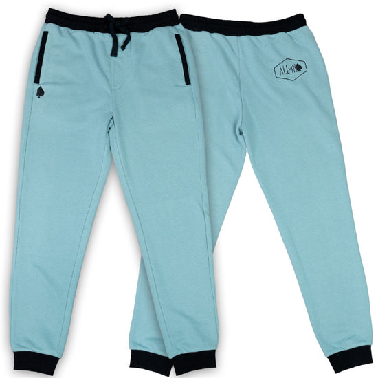 French Terry Jogging - Blue Green L