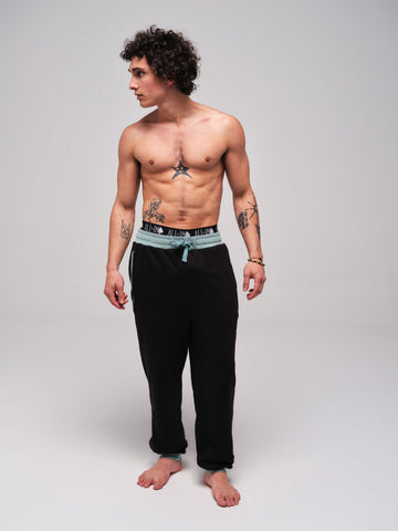 Jogging coton - Noir