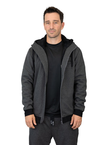 Sudadera con capucha Plush - Charcoal L