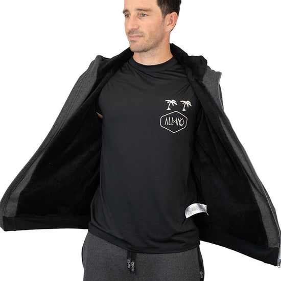 Sudadera con capucha Plush - Charcoal L