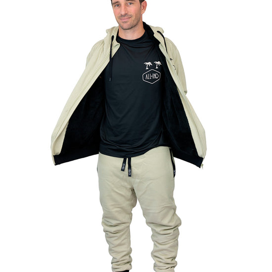 Sudadera con capucha Plush - Beige L