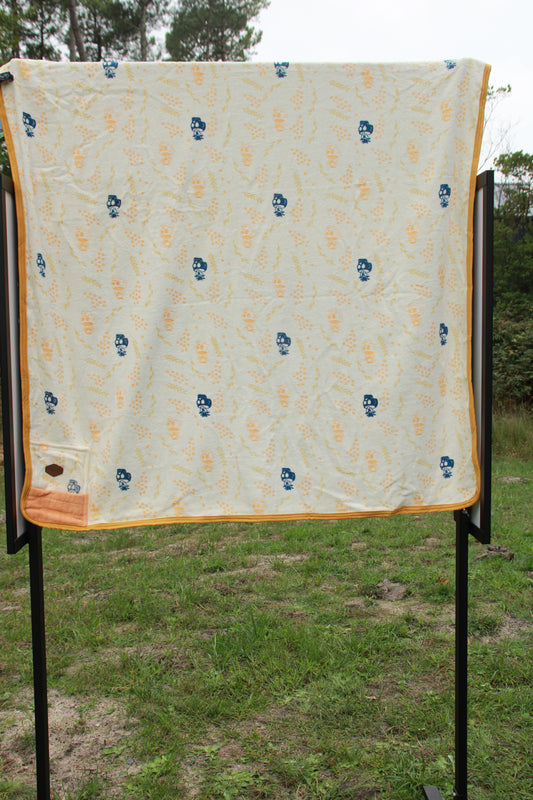 Grande serviette de plage - FLOWSKULL