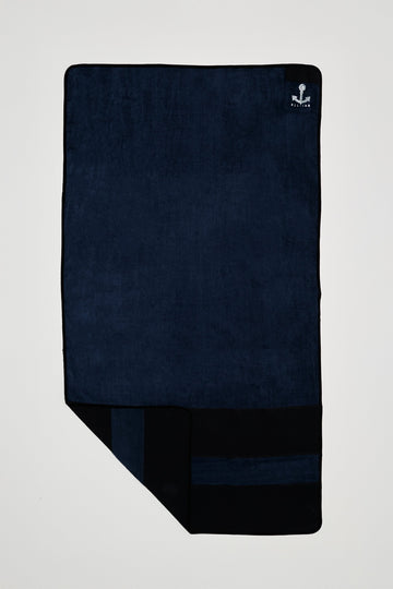 Toalla de playa grande - Gris Bleu