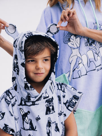 Poncho para niños de 3 a 6 años - Kai