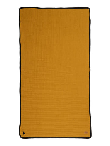 Toalla de playa ligera - Beige / Negro