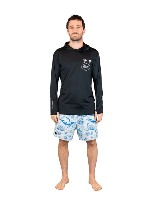 Camiseta de surf con capucha para hombre - Mexicana