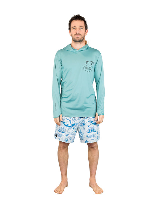 Camiseta de surf con capucha para hombre - Vision