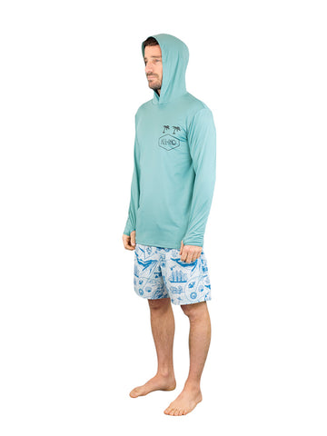 Camiseta de surf con capucha para hombre - Vision