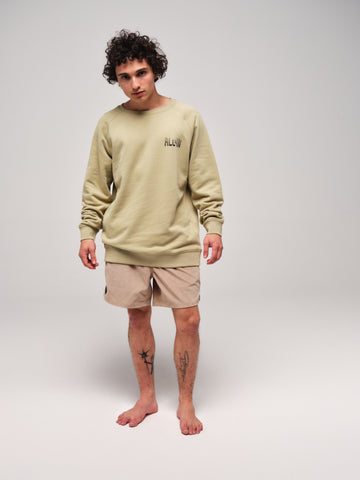 Sweat Shirt Organic - Tiger Kaki L