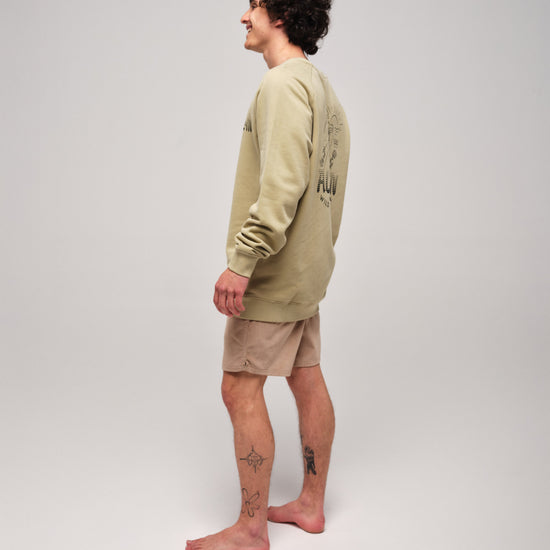 Sweat Shirt Organic - Tiger Kaki L