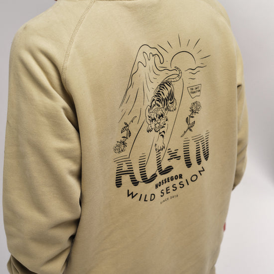 Sweat Shirt Organic - Tiger Kaki L