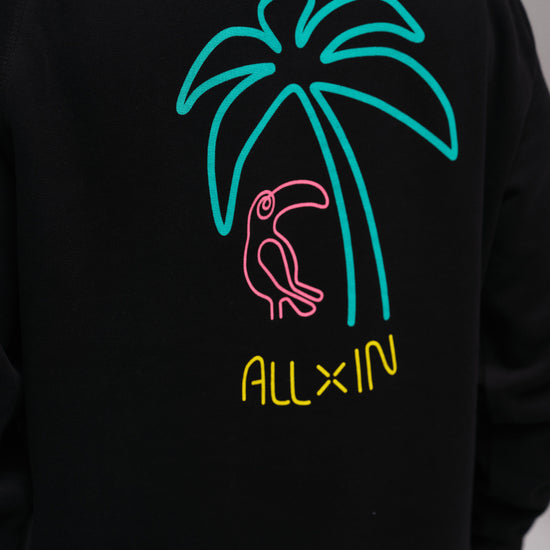 Sweat Shirt Organic - Neon Black L