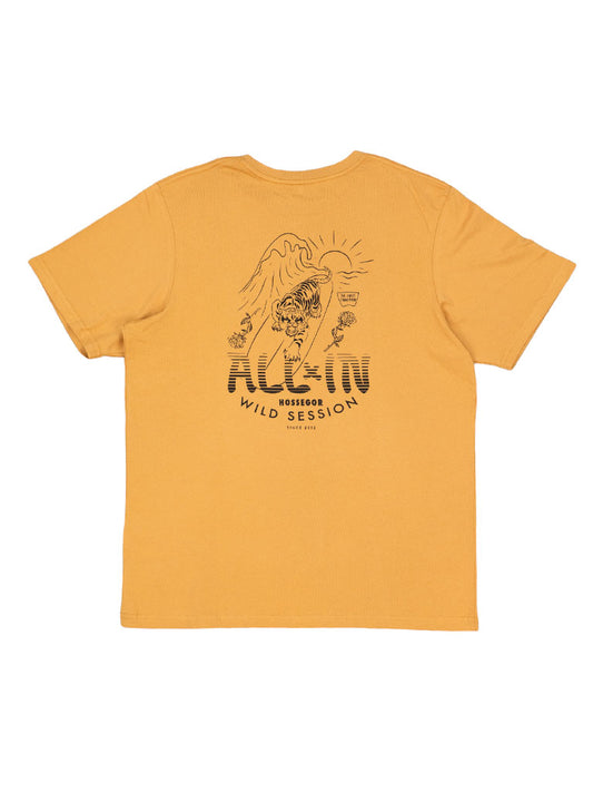 Camiseta orgánica - Tigre Marrón L