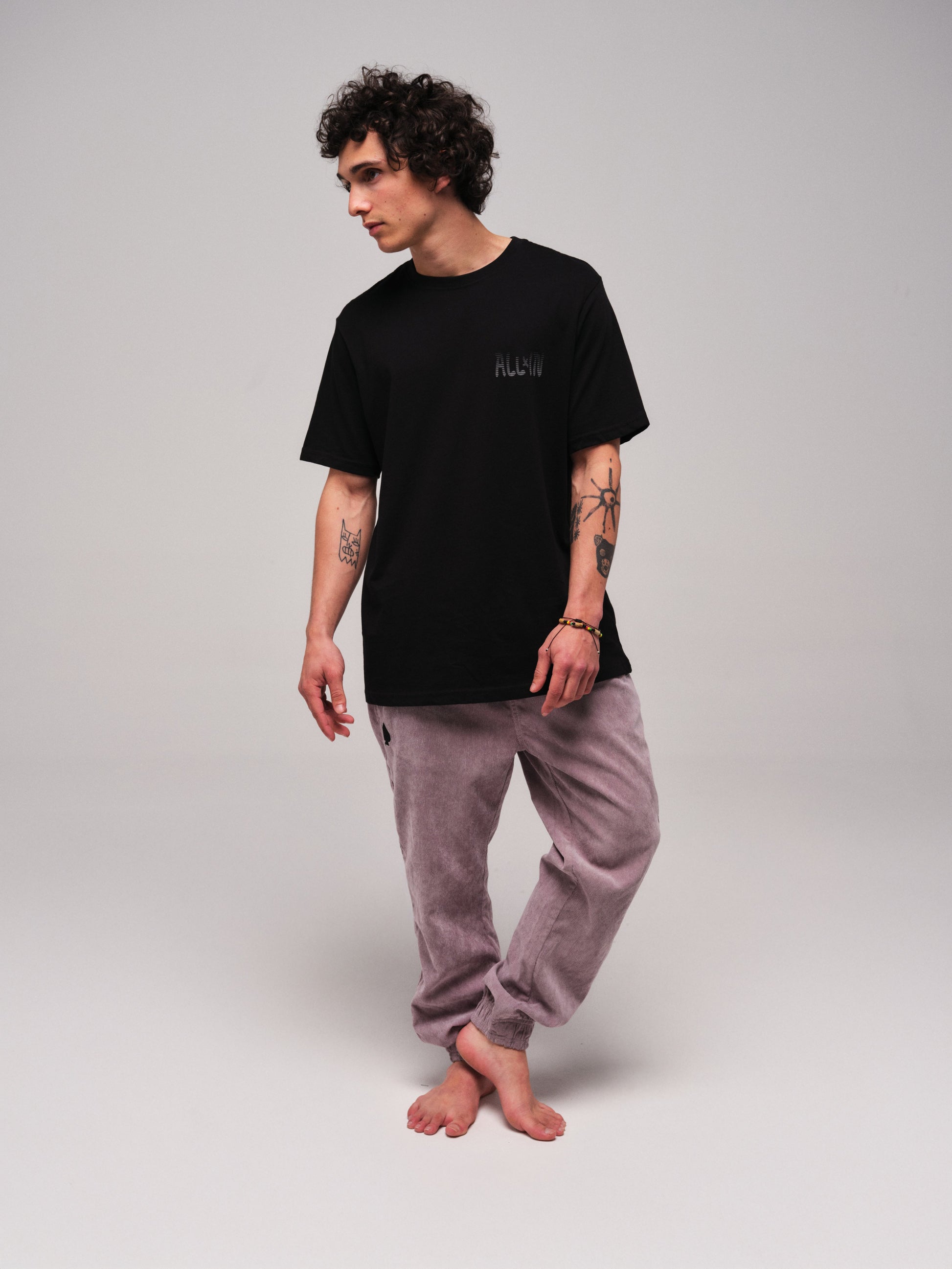 Organic T-Shirt - Tiger Black L