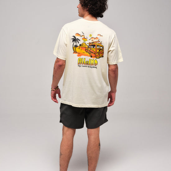 Camiseta Organic - Hoodie Car Ecru L