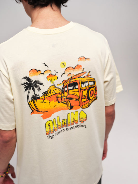 Camiseta Organic - Hoodie Car Ecru L