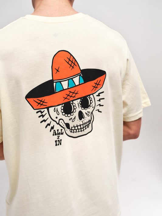 Camiseta orgánica - Mexico Skull L