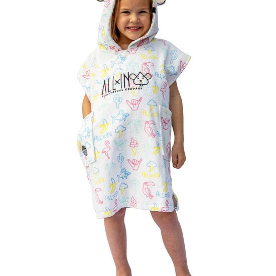 Poncho para bebé - Neón / Amarillo 3-6 años