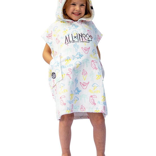 Poncho para bebé - Neón / Amarillo 3-6 años