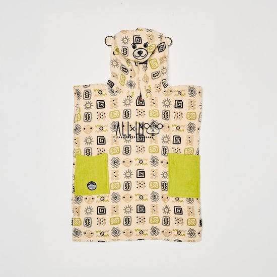 Baby Poncho - Botswana / Green 3-6 ans