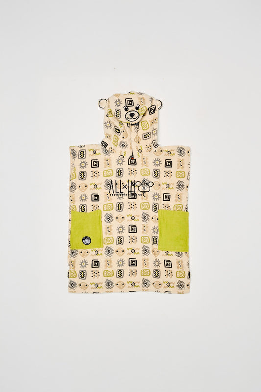 Baby Poncho - Botswana / Green 3-6 Jahre