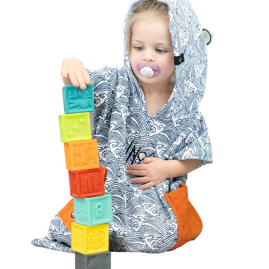 Poncho para bebé - Océano 3-6 años