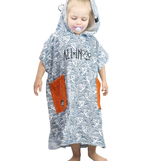 Poncho para bebé - Océano 3-6 años