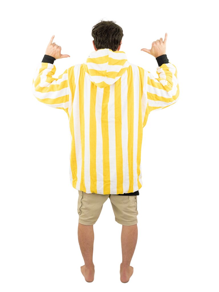 Boyfriend Poncho Jacquard - Good Vibes Sunny One Size
