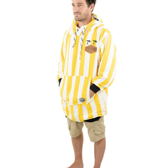 Boyfriend Poncho Jacquard - Good Vibes Sunny One Size