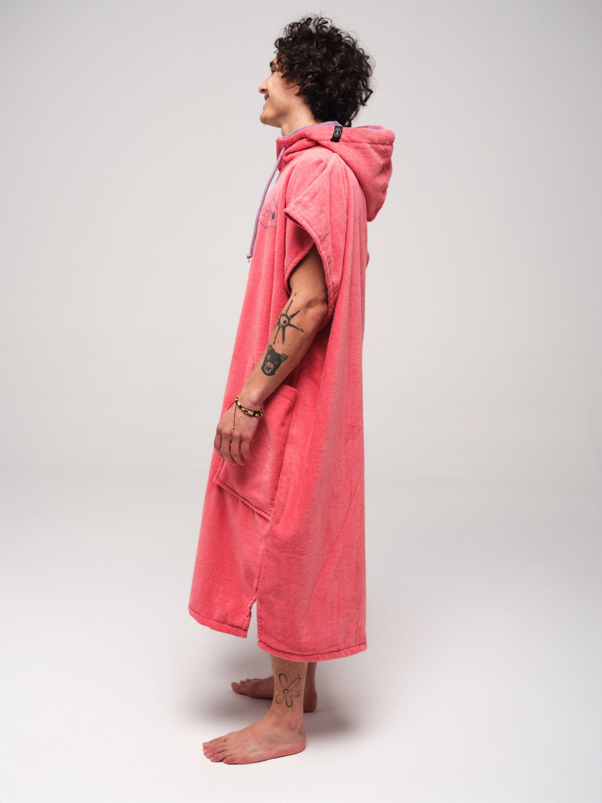 Classic Poncho Flash - Tea Rose One Size